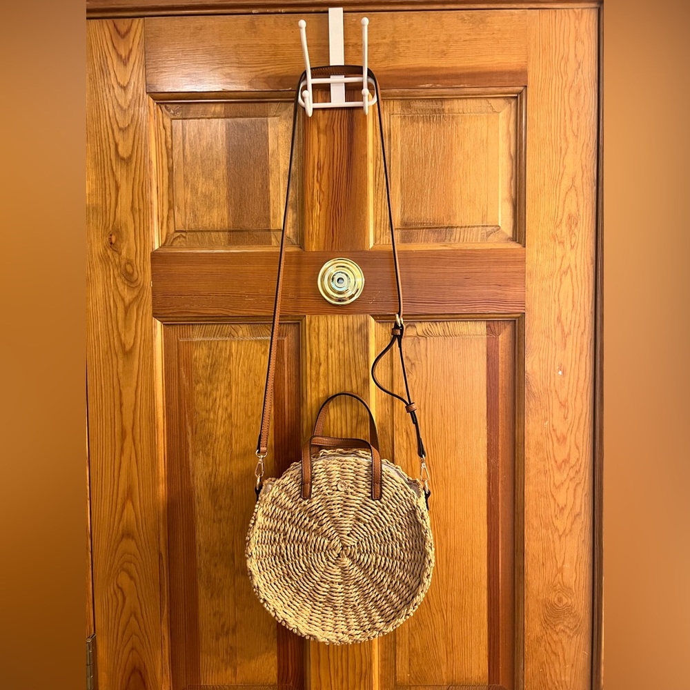 Lauren Conrad Straw Cross Body Bag